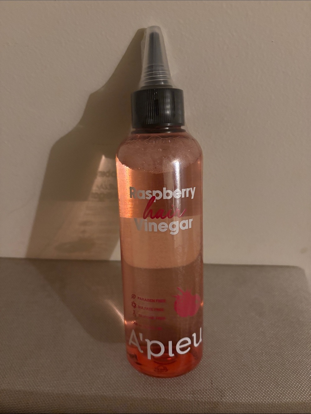 A'PIEU Raspberry Hair Vinegar Scalp Treatment - Pink